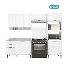 Armário De Cozinha Completa C Balcão Miami Box Carraro Branco