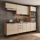 Armário de Cozinha Completa c Balcão Miami Essence Carraro Of