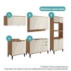 Armário de Cozinha Completa c Balcão Miami Essence Carraro Of