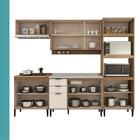 Armário de Cozinha Completa c Balcão Miami Essence Carraro Of