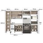 Armário De Cozinha Completa C Balcão Miami Pulse Carraro Bran