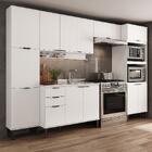 Armário De Cozinha Completa C Balcão Miami Pulse Carraro Bran