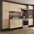 Armário de Cozinha Completa c Balcão Miami Pulse Carraro Off