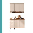 Armário De Cozinha Completa C Balcão Miami Vibe Carraro Off W