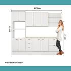 Armário De Cozinha Completa C Balcão Milla Glimmer Carraro Br