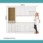Armário De Cozinha Completa C Balcão Milla Muse Carraro Branco
