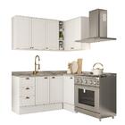 Armário De Cozinha Completa C Balcão Milla Whisper Carraro Br