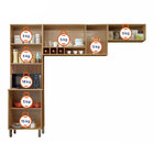 Armário De Cozinha Completa Com 08 Portas 02 Nichos E 03 Garr