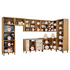 Armário De Cozinha Completa Com 20 Portas 04 Gavetas E 05 Gar