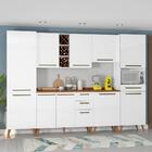 Armário De Cozinha Completa Com Adega 10 Portas 4 Gavetas Fav