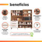 Armário De Cozinha Completa Com Adega 7 Portas 3 Gavetas 2,07