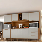 Armário De Cozinha Completa Com Adega 8 Portas 3 Gavetas Apol