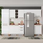 Armário De Cozinha Completa Com Adega 9 Portas 3 Gavetas Favo