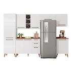 Armário De Cozinha Completa Com Adega 9 Portas 3 Gavetas Favo