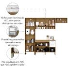 Armário De Cozinha Completa Com Balcão 7 Portas 2 Gaveta Lumi