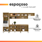 Armário De Cozinha Completa Com Balcão Ametista Kits Paraná N