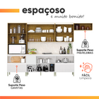 Armário De Cozinha Completa Com Balcão Art Kits Paraná 12 Por