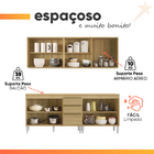 Armário De Cozinha Completa Com Balcão E Vidro Reflecta 9 Por