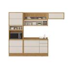 Armário De Cozinha Completa Com Balcão Itatiaia Lisboa 6 Port