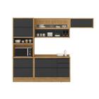 Armário De Cozinha Completa Com Balcão Itatiaia Lisboa 6 Port