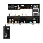 Armário De Cozinha Completa Com Bancada Americana Veneza Mult