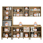 Armário De Cozinha Completa Com Tampo 14 Portas 02 Gavetas E