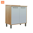 Armário De Cozinha Completa Com Tampo 14 Portas 02 Gavetas E