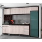 Armário De Cozinha Completa Com Tampo 270 Cm Andréia Avelã