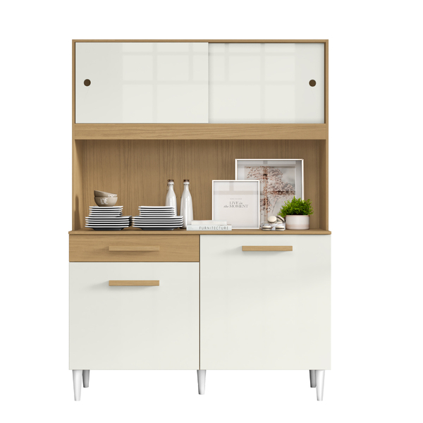 Armário De Cozinha Completa Compacta 4 Portas 1 Gaveta Atacam