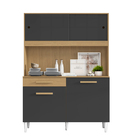 Armário De Cozinha Completa Compacta 4 Portas 1 Gaveta Atacam