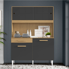 Armário De Cozinha Completa Compacta 4 Portas 1 Gaveta Atacam