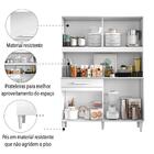 Armário De Cozinha Completa Compacta 4 Portas 1 Gaveta Marina