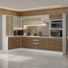 Armário De Cozinha Completa De Canto 100% Mdf 447 Cm Branco/r