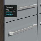 Armário De Cozinha Completa De Canto 417cm Rustic/cinza Emill