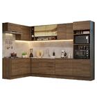 Armário De Cozinha Completa De Canto 499cm Rustic Stella Made