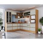Armário De Cozinha Completa De Canto 8 Peças Mdf Ibiza Multim