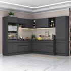 Armário De Cozinha Completa De Canto Com Rodapé Veneza Multim