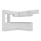 Armário De Cozinha Completa De Canto Com Rodapé Veneza Multim