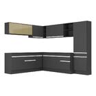 Armário De Cozinha Completa De Canto Com Rodapé Veneza Multim