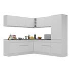 Armário De Cozinha Completa De Canto Com Rodapé Veneza Multim