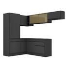 Armário De Cozinha Completa De Canto Com Rodapé Veneza Multim