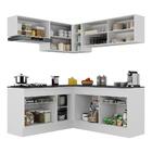 Armário De Cozinha Completa De Canto Com Rodapé Veneza Multim