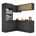 Armário De Cozinha Completa De Canto Com Rodapé Veneza Multim