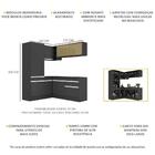 Armário De Cozinha Completa De Canto Com Rodapé Veneza Multim