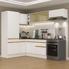 Armário De Cozinha Completa De Canto Com Rodapé Veneza Multim