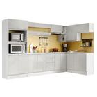 Armário De Cozinha Completa De Canto Madesa Smart 100% Mdf Mo