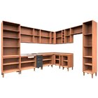 Armário De Cozinha Completa De Canto Sálvia Torre Quente E Pi