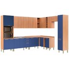 Armário De Cozinha Completa De Canto Sálvia Torre Quente E Pi