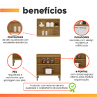 Armário De Cozinha Completa E Lavanderia Com Balcão Ametista