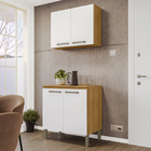 Armário De Cozinha Completa E Lavanderia Com Balcão Ametista